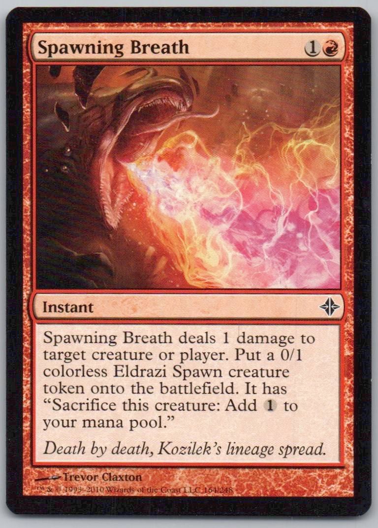 Spawning Breath 164 Normal Instant Card - Rise of the Eldrazi