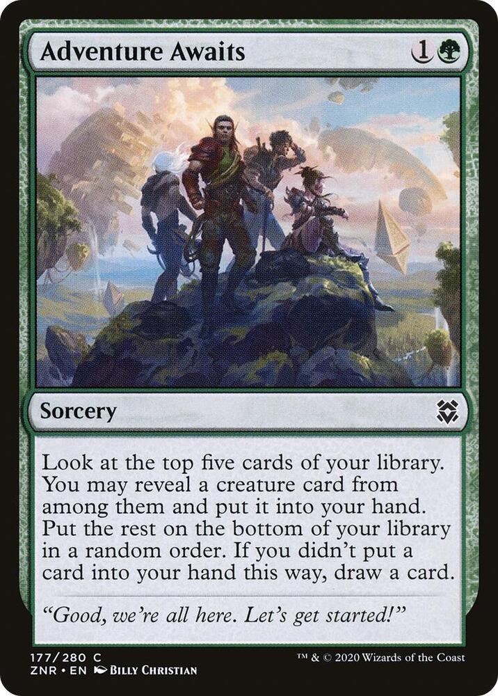Adventure Awaits 177 Normal Sorcery Card - Zendikar Rising