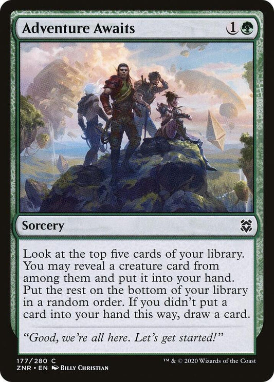 Adventure Awaits 177 Normal Sorcery Card - Zendikar Rising