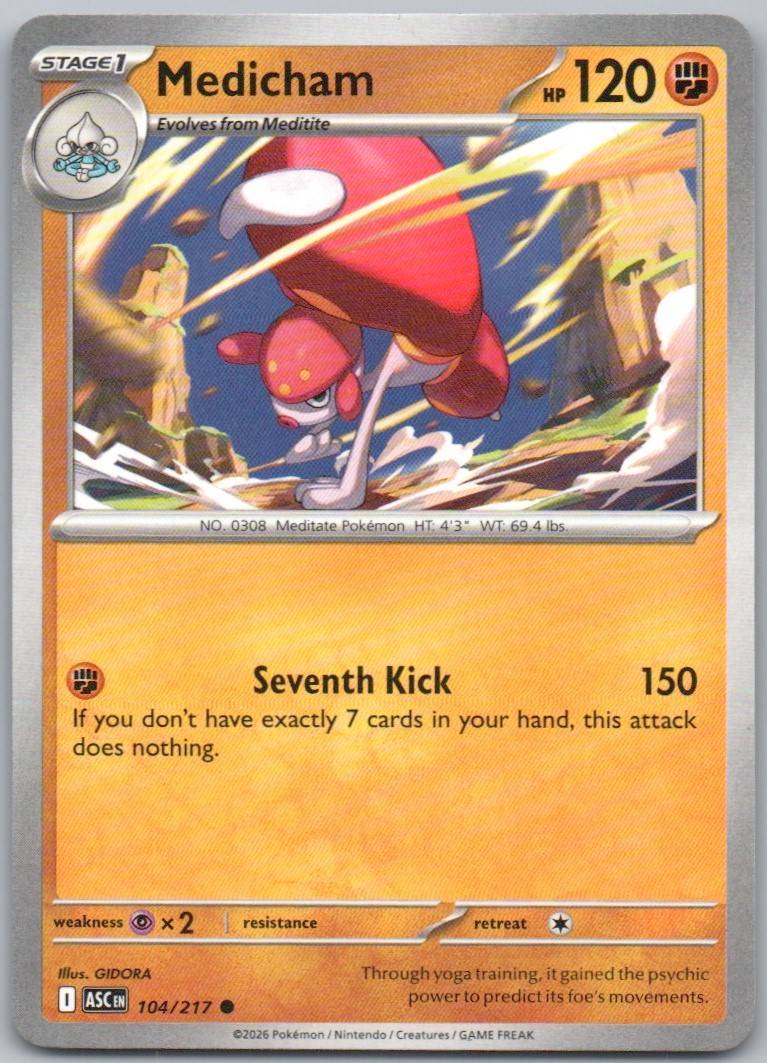 Medicham 104 NOR Card - Ascended Heroes