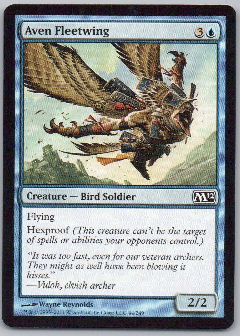 Aven Fleetwing 44 Normal Creature Card - Magic 2012