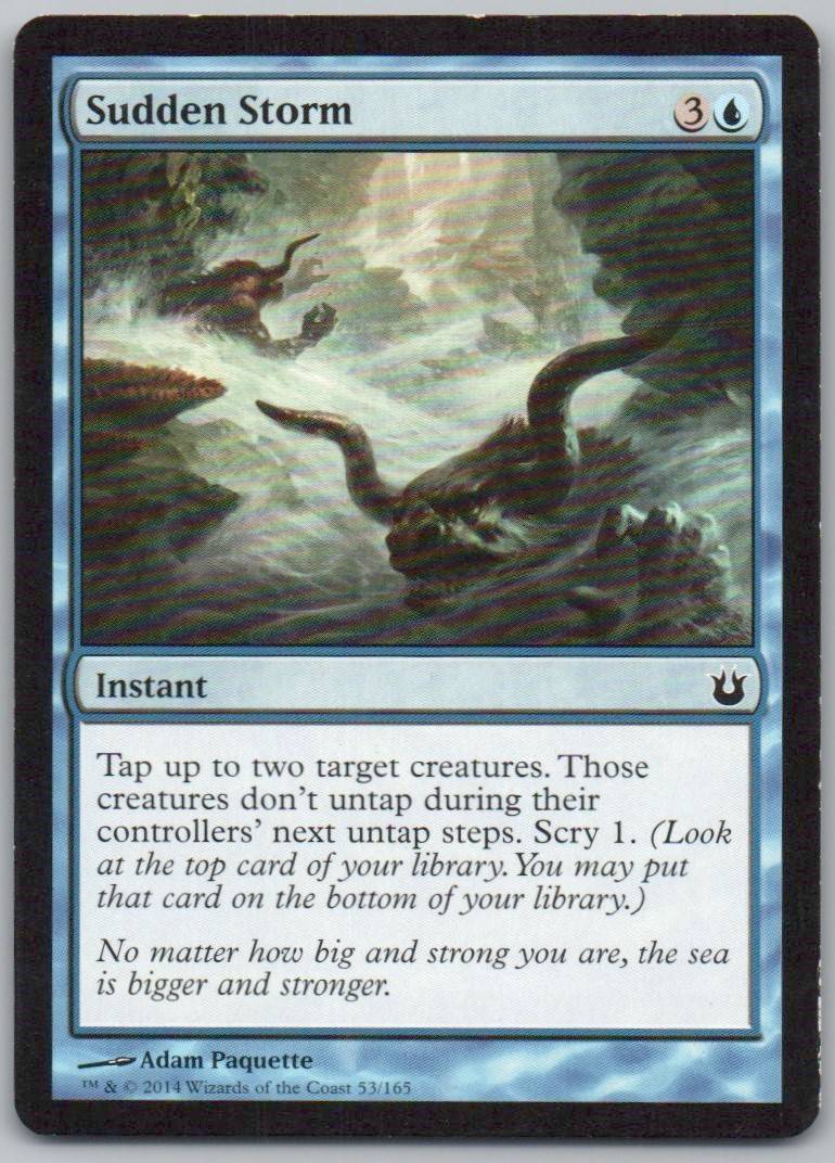 Sudden Storm 53 Normal Instant Card - Born of the Gods