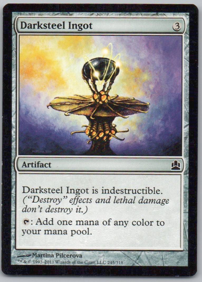 Darksteel Ingot 245 Normal Artifact Card - Commander