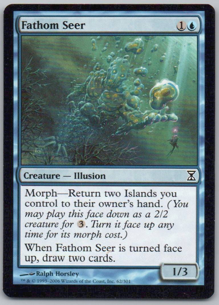 Fathom Seer 62 Normal Creature Card - Time Spiral