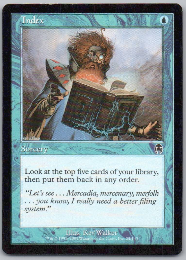 Index 25 Normal Sorcery Card - Apocalypse