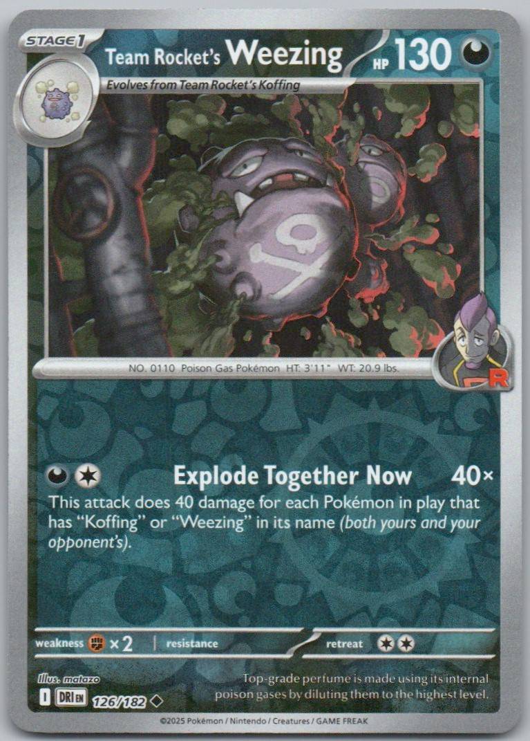126 - Team Rocket's Weezing