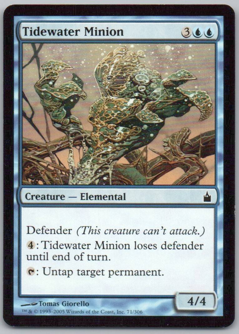 Tidewater Minion 71 Normal Creature Card - Ravnica: City of Guilds