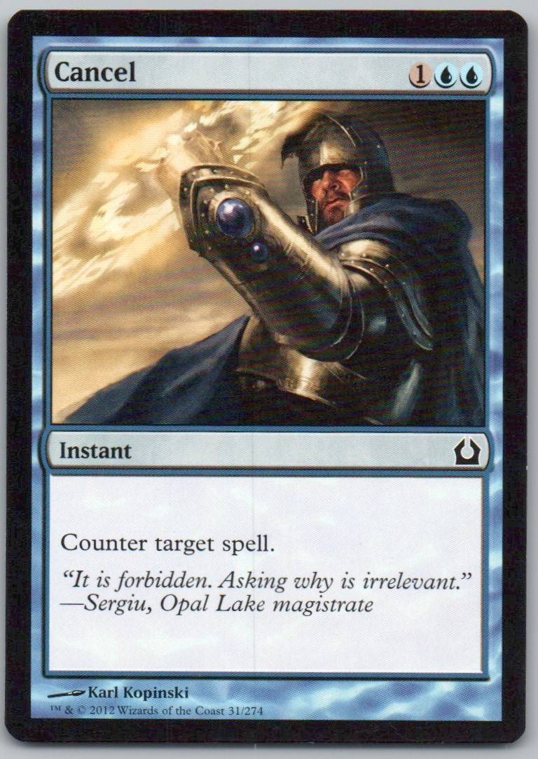 Cancel 31 Normal Instant Card - Return to Ravnica