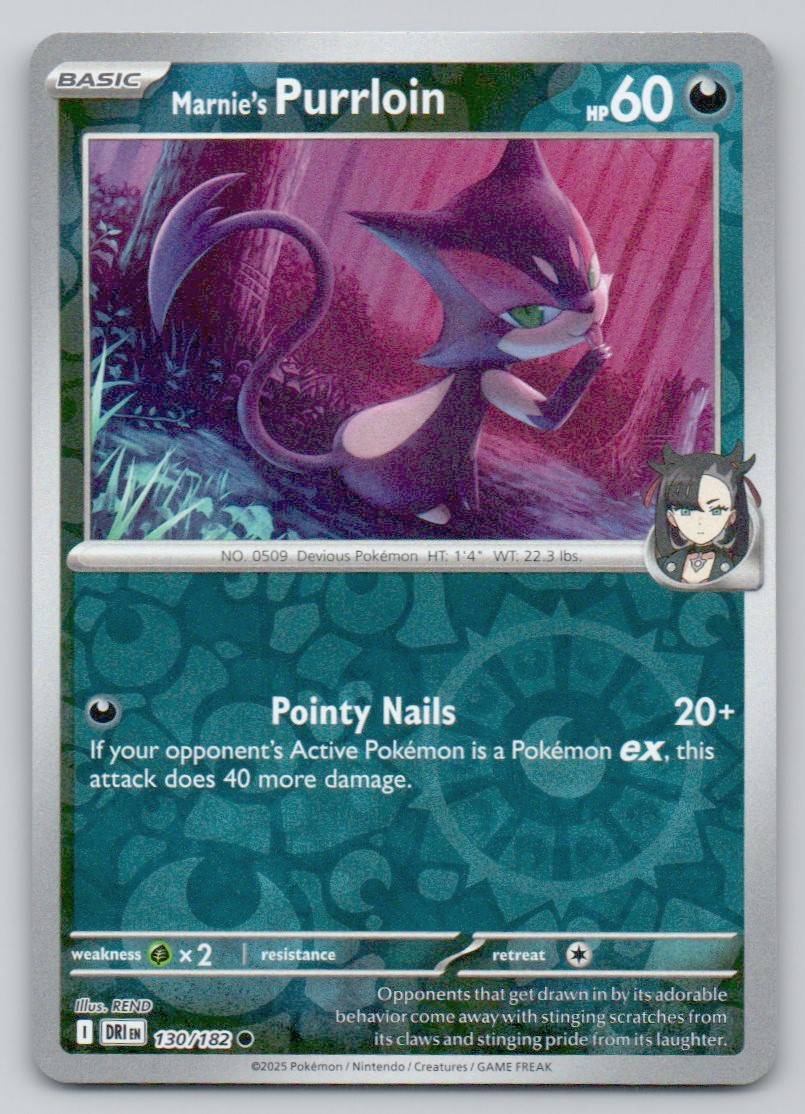 Marnie's Purrloin 130 REV Card - Destined Rivals