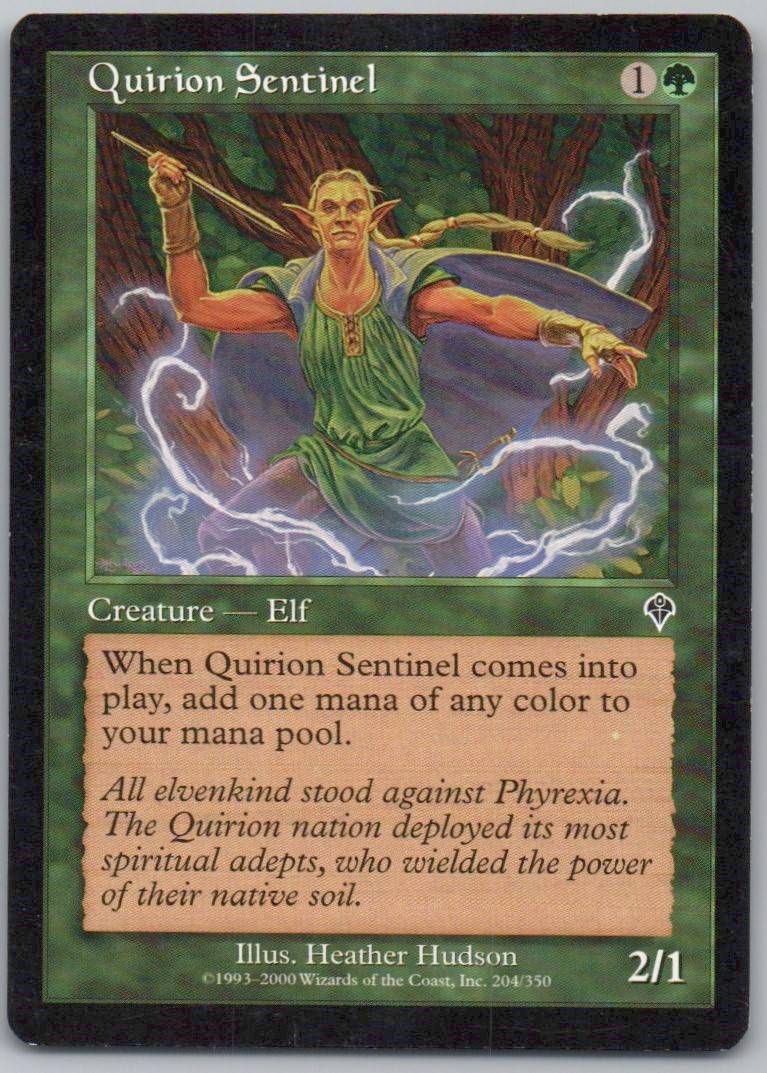Quirion Sentinel 204 Normal Creature Card - Invasion