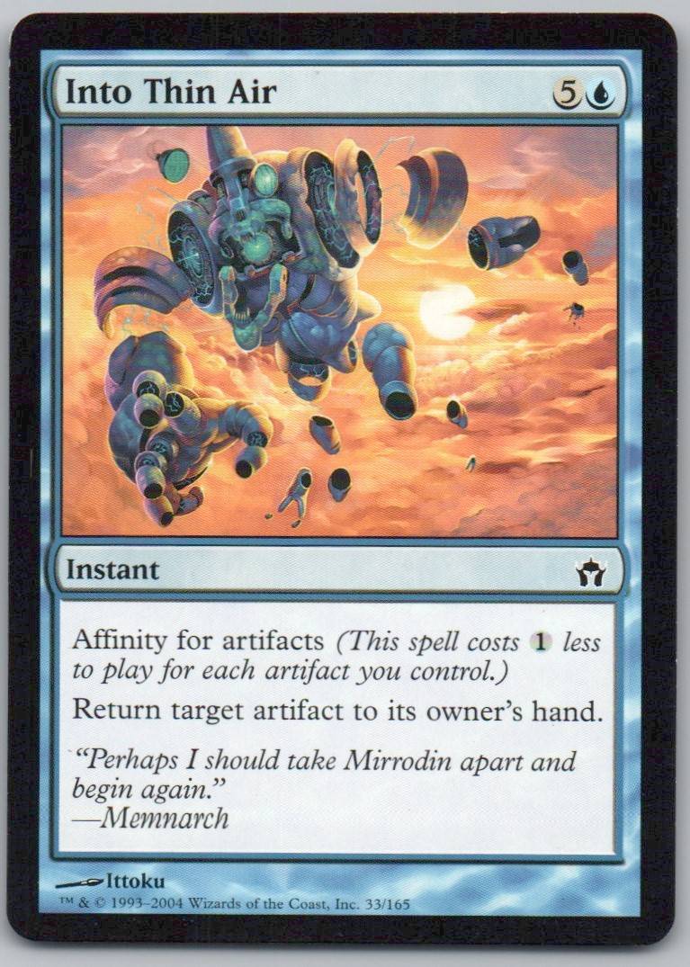 Into Thin Air 33 Normal Instant Card - Fifth Dawn