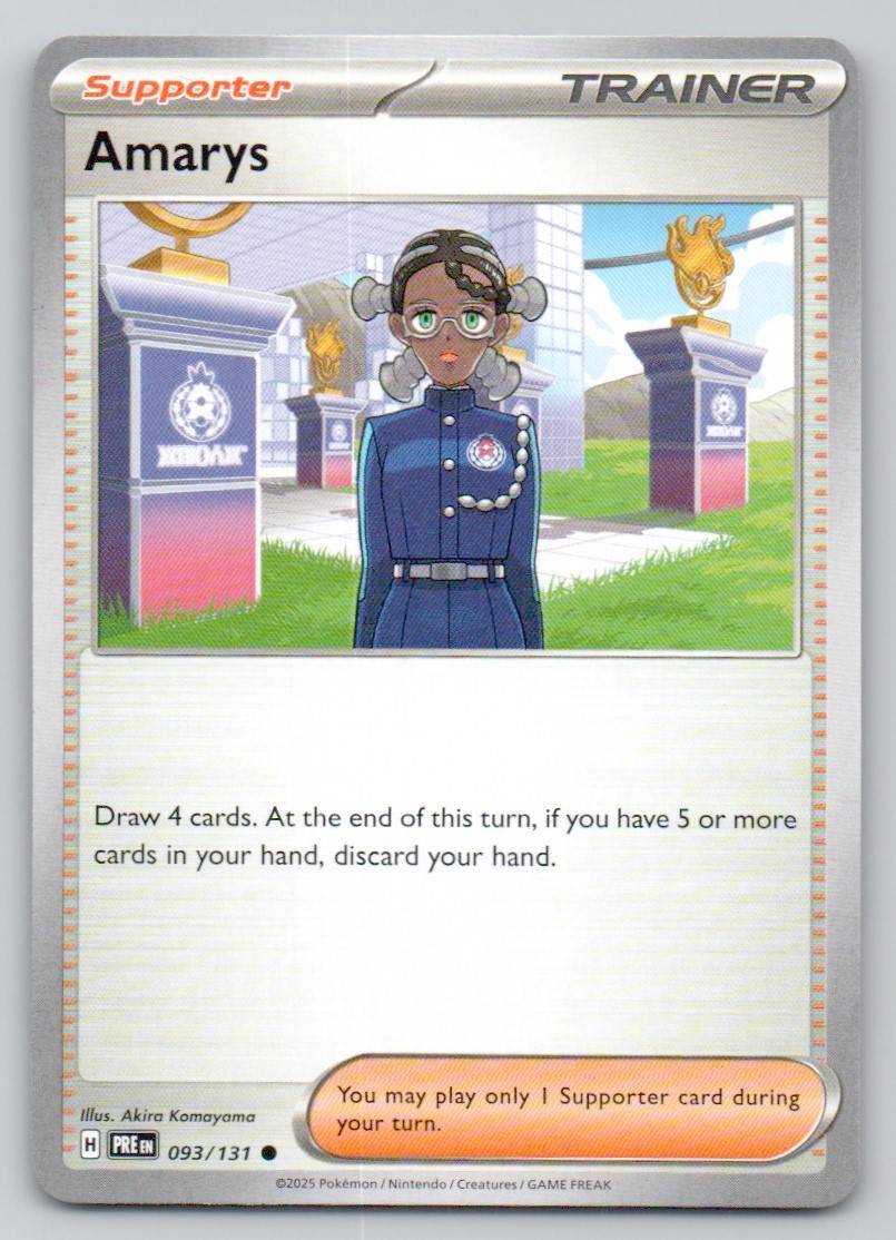 Amarys 093 NOR Card - Prismatic Evolutions