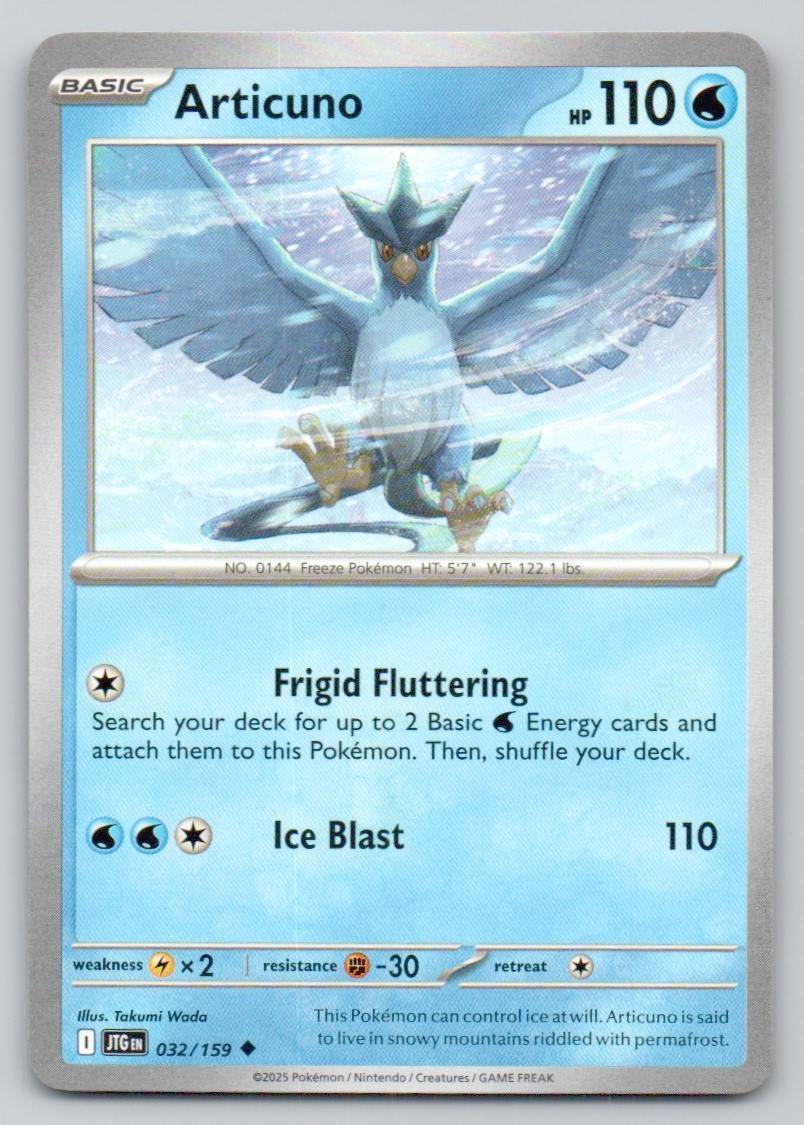 Articuno 032 NOR Card - Journey Together
