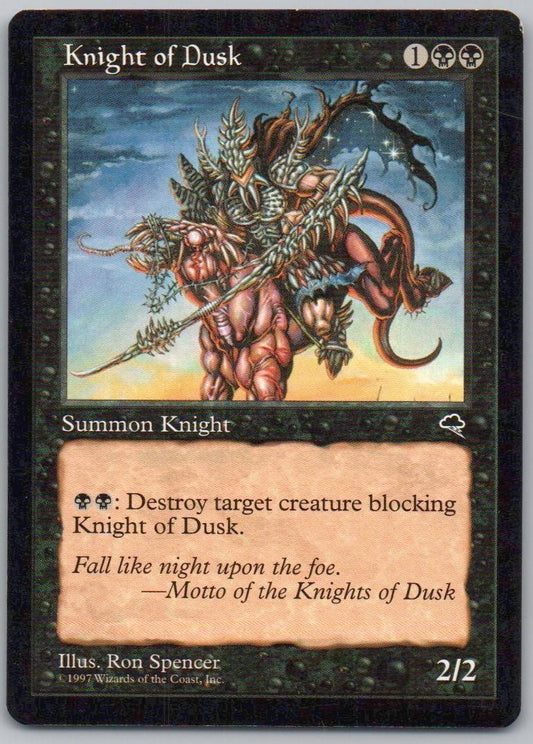 Knight of Dusk 140 Normal Creature Card - Tempest