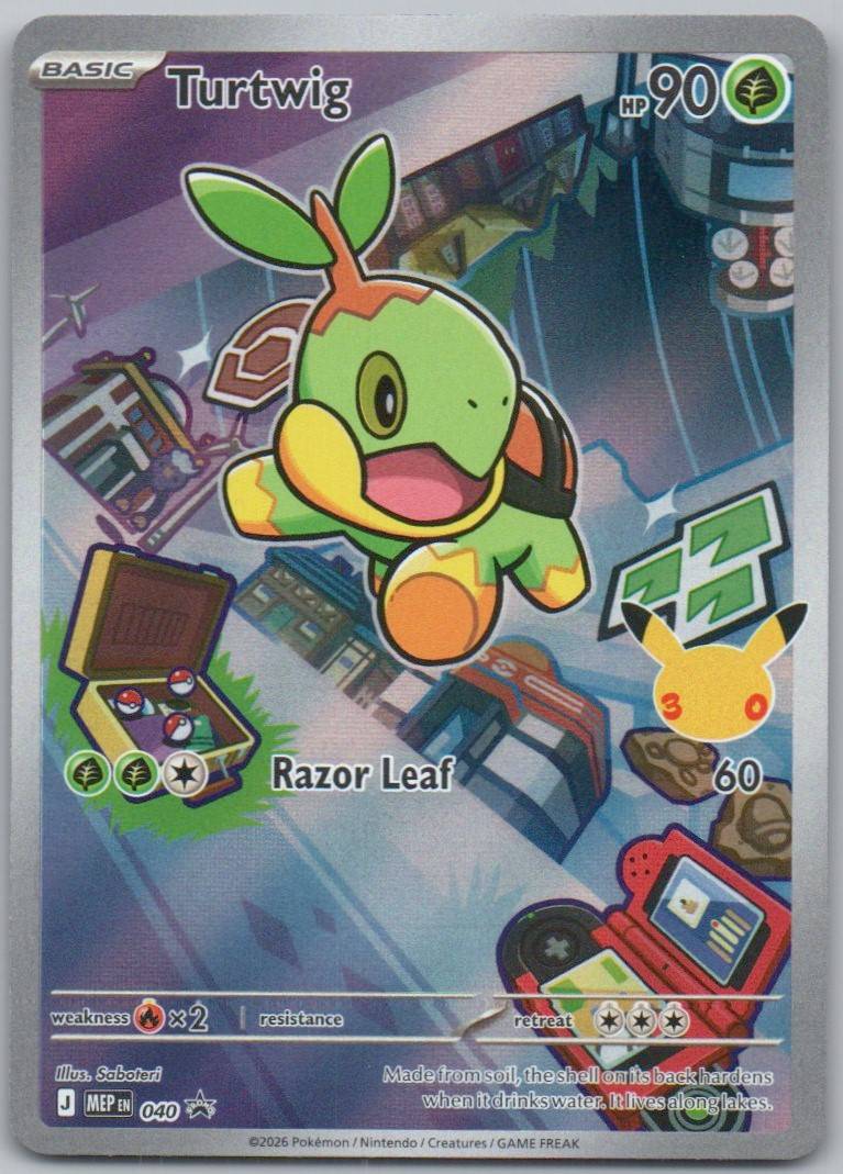 Turtwig 040 HOL Card - ME: Mega Evolution Promo