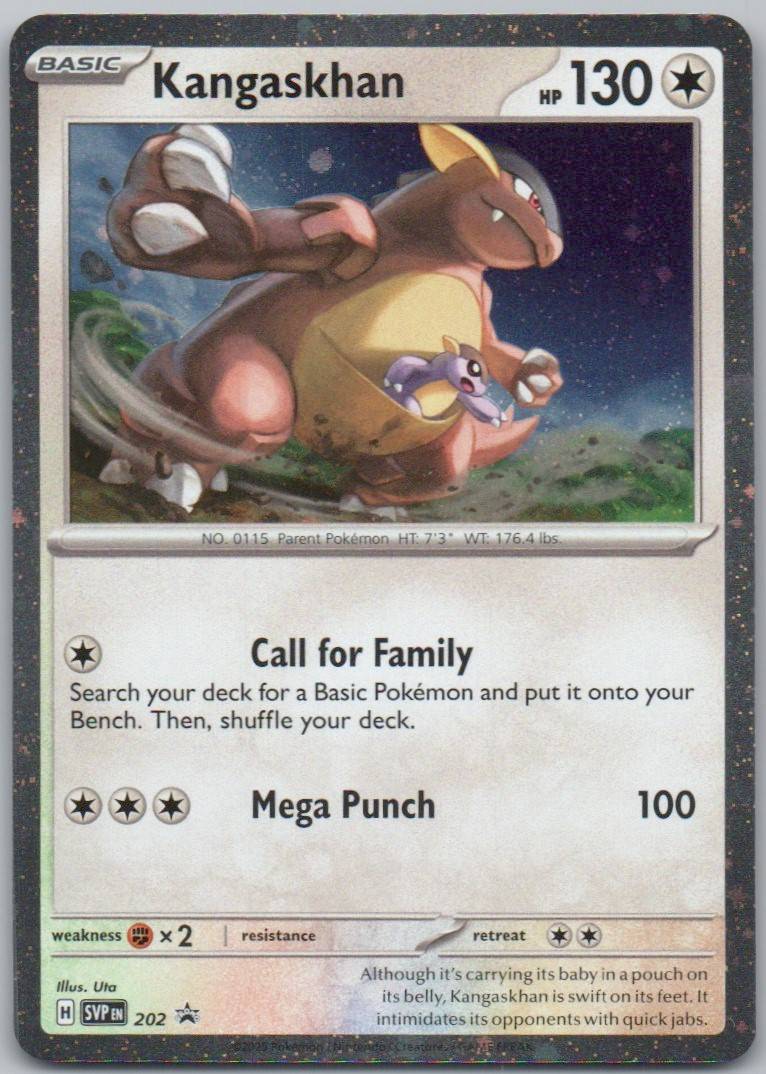 Kangaskhan (Cosmos Holo) 202 HOL Card - Scarlet & Violet Promo
