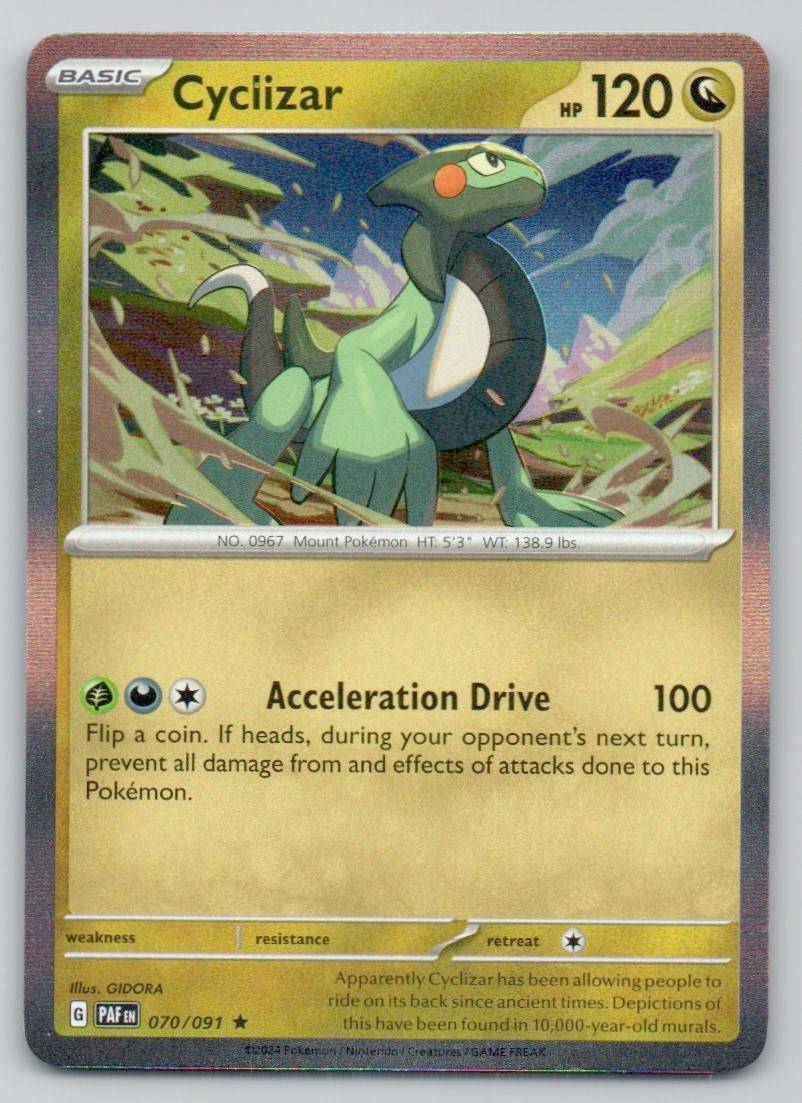 Cyclizar 070 NOR Card - Paldean Fates
