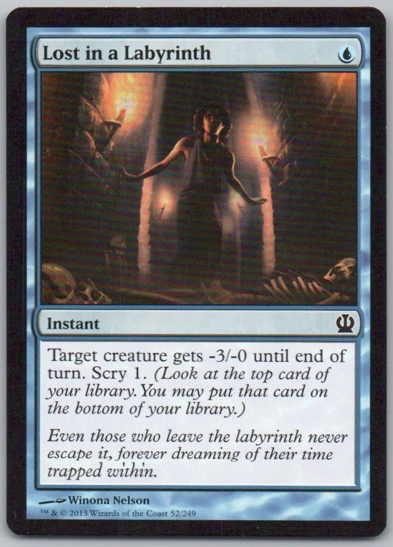 Lost in a Labyrinth 52 Normal Instant Card - Theros