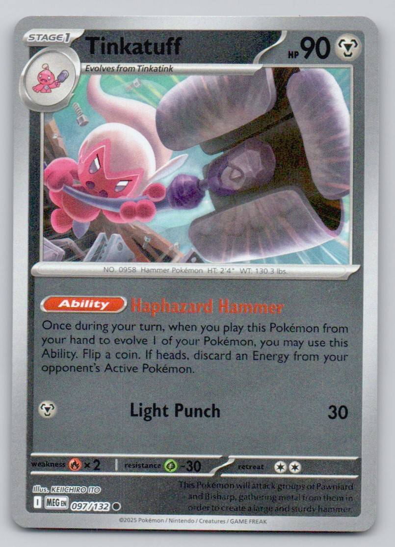 Tinkatuff 097 REV Card - Mega Evolution