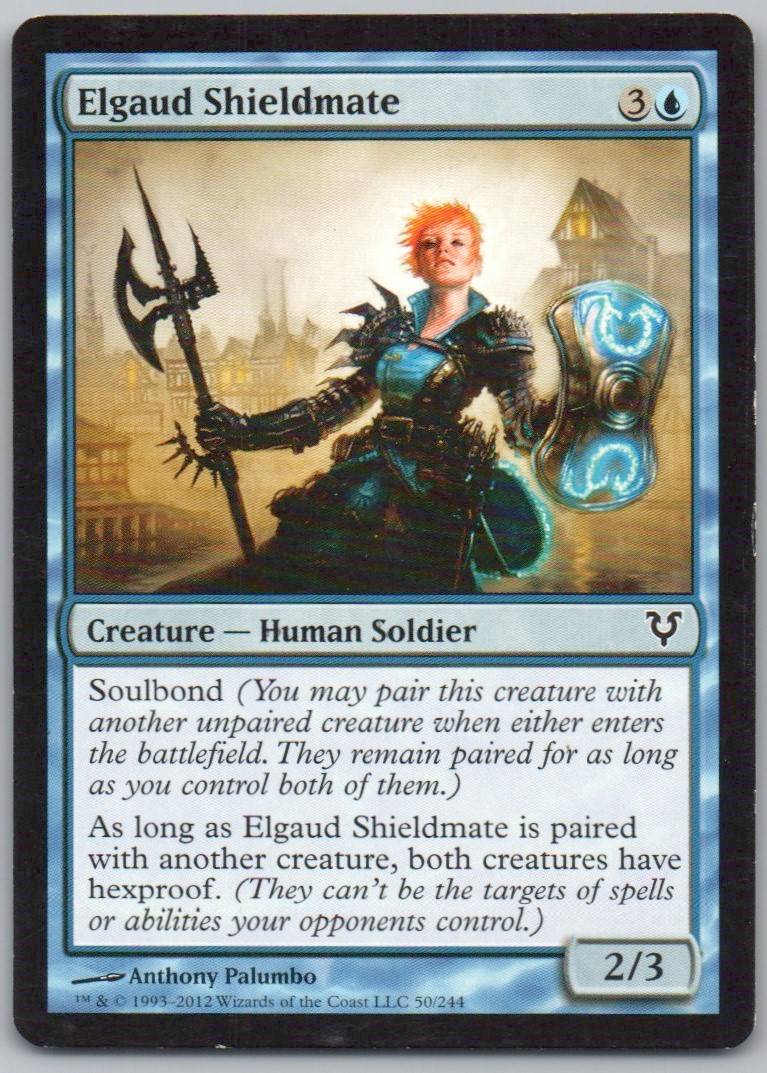 Elgaud Shieldmate 50 Normal Creature Card - Avacyn Restored