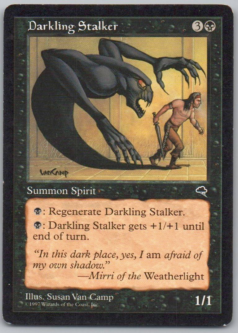 Darkling Stalker 119 Normal Creature Card - Tempest