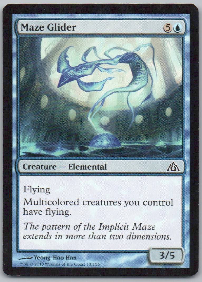 Maze Glider 13 Normal Creature Card - Dragon's Maze