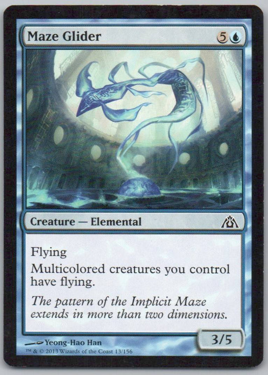 Maze Glider 13 Normal Creature Card - Dragon's Maze