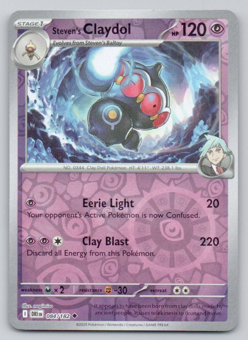 Steven's Claydol 084 REV Card - Destined Rivals