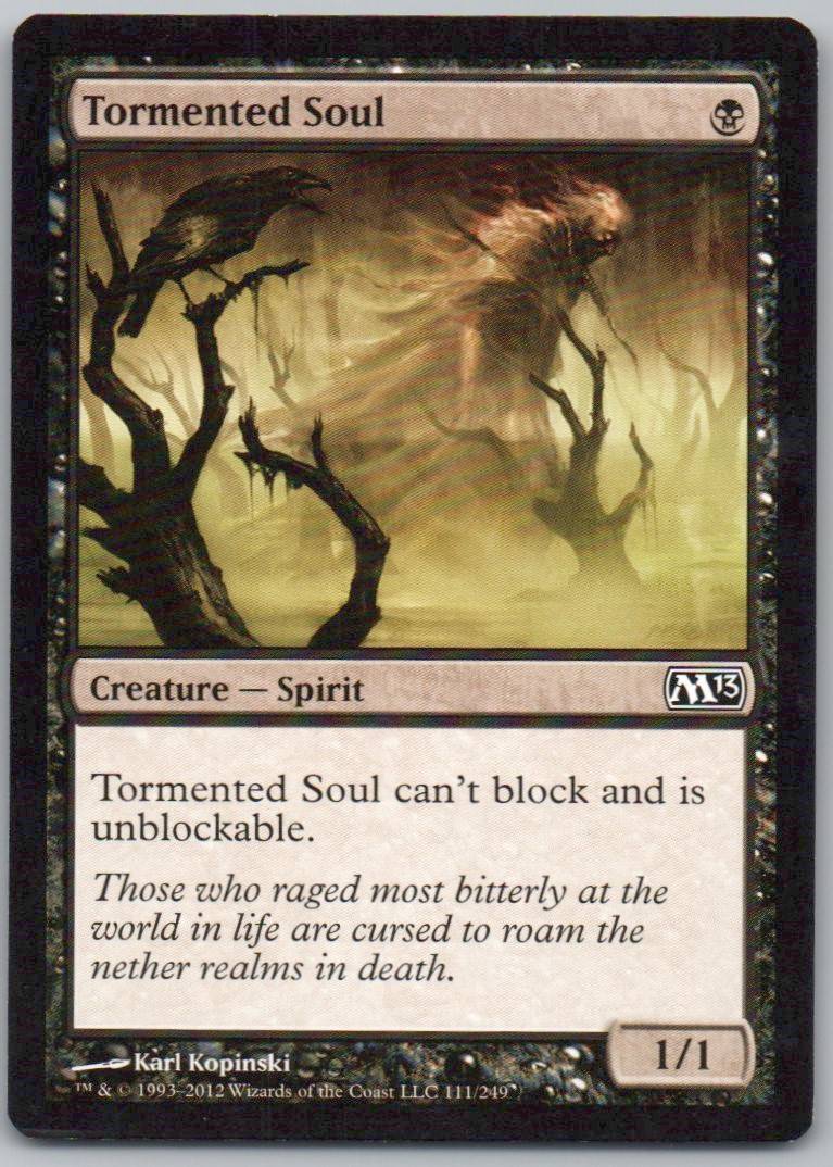 Tormented Soul 111 Normal Creature Card - Magic 2013