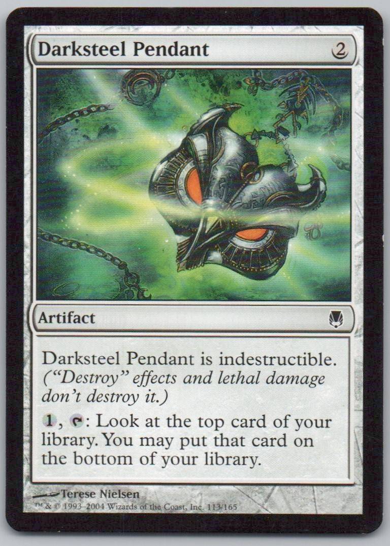 Darksteel Pendant 113 Normal Artifact Card - Darksteel