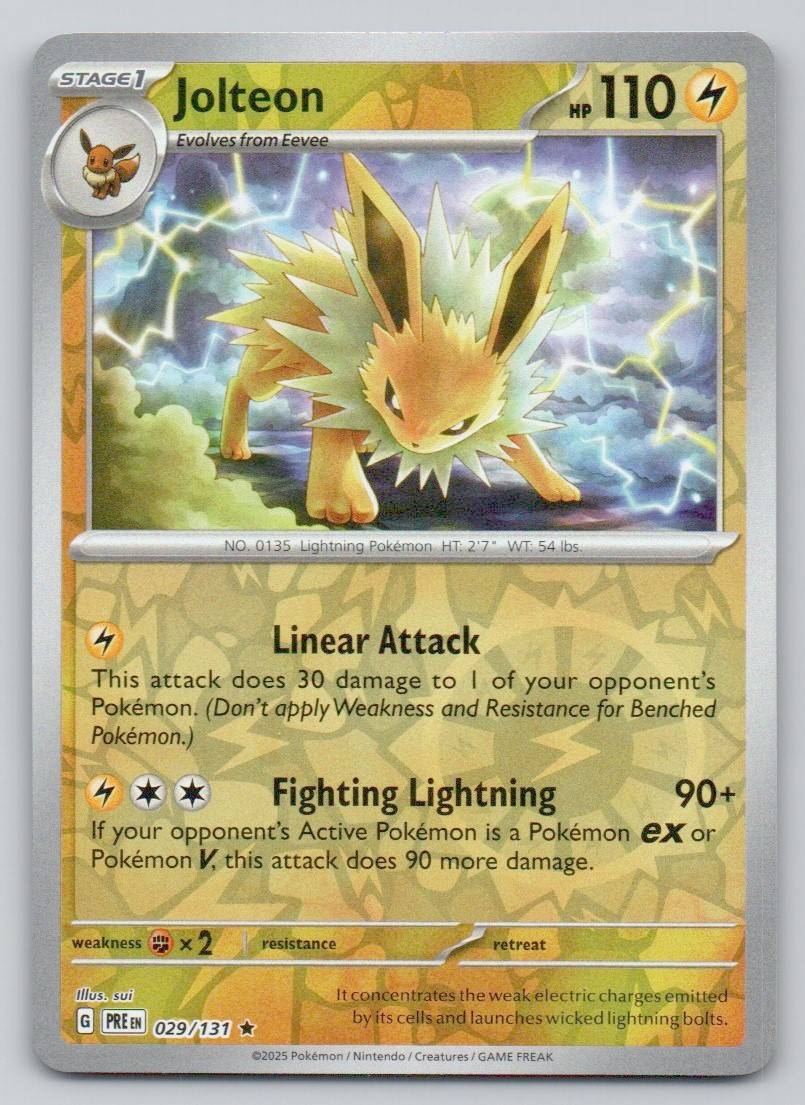 Jolteon 029 HOL Card - Prismatic Evolutions