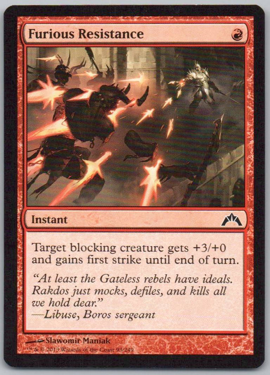 Furious Resistance 93 Normal Instant Card - Gatecrash