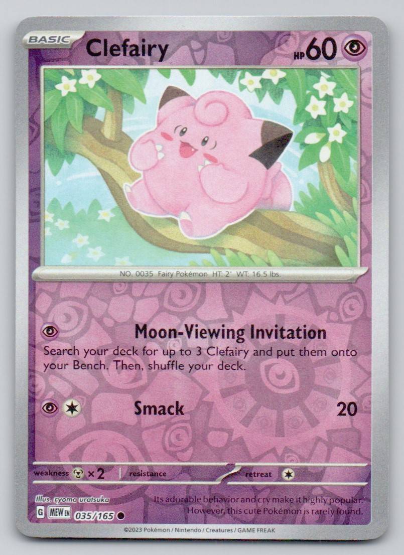 Clefairy 035 REV Card - 151