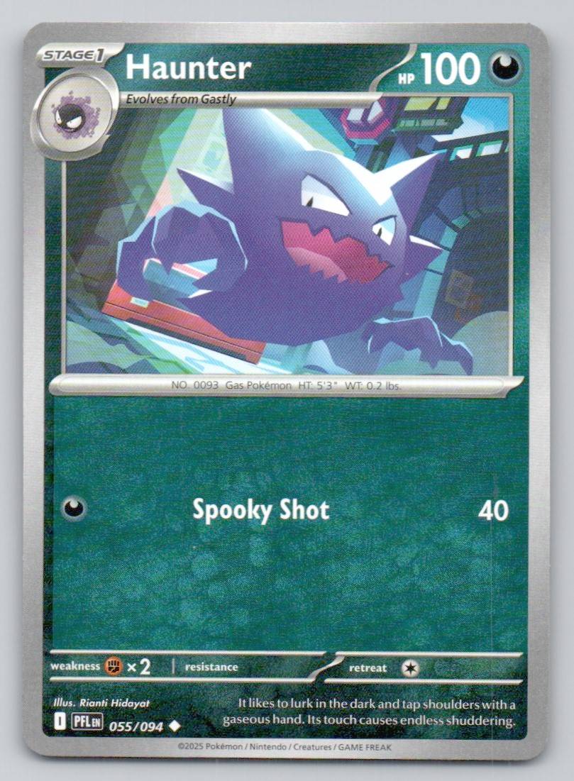 Haunter 055 NOR Card - Phantasmal Flames