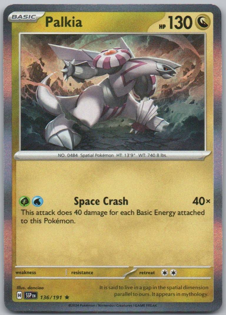 Palkia 136 NOR Card - Surging Sparks