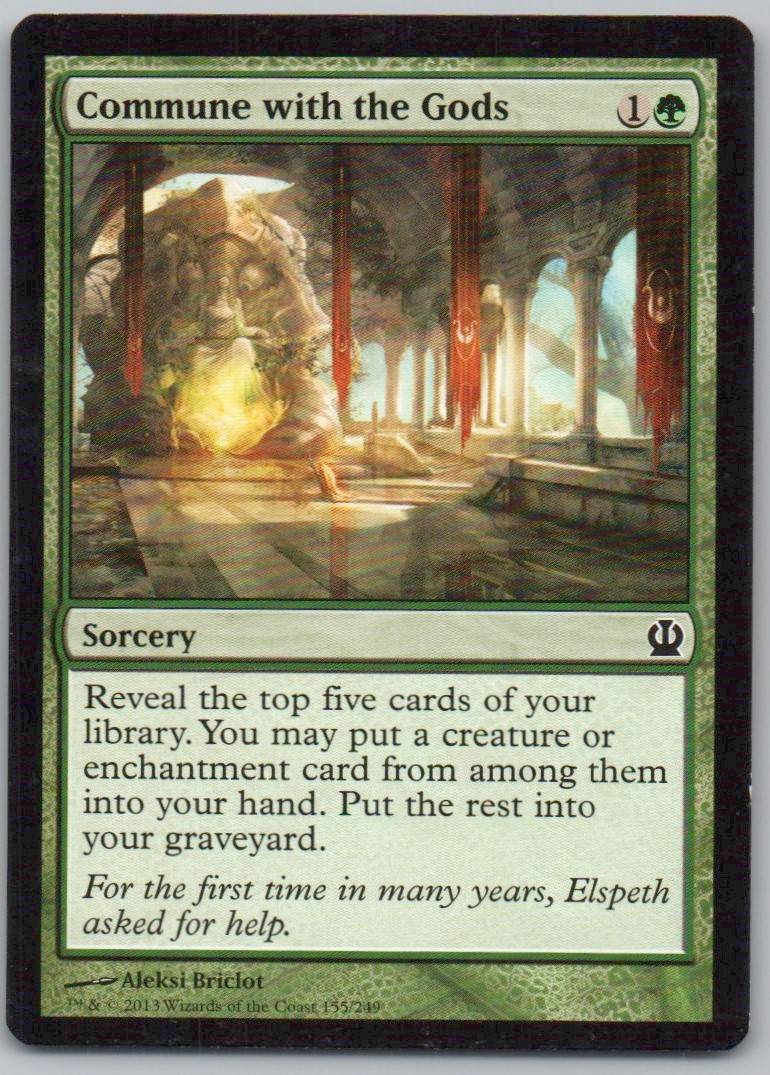 Commune with the Gods 155 Normal Sorcery Card - Theros
