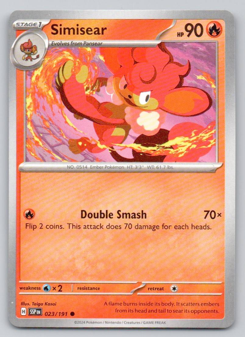Simisear 023 NOR Card - Surging Sparks