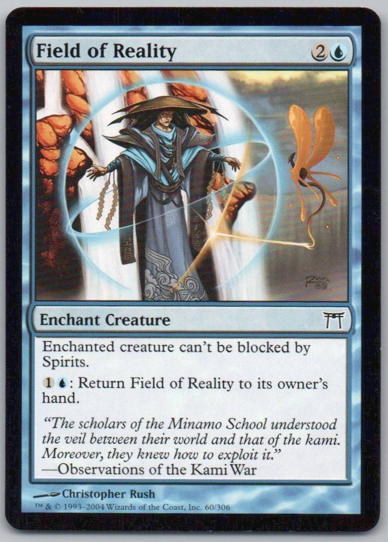 Field of Reality 60 Normal Enchantment Card - Champions of Kamigawa