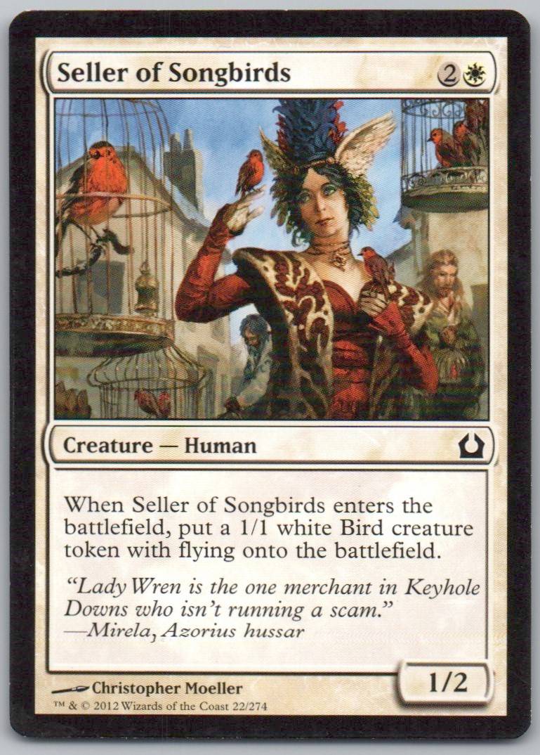 Seller of Songbirds 22 Normal Creature Card - Return to Ravnica