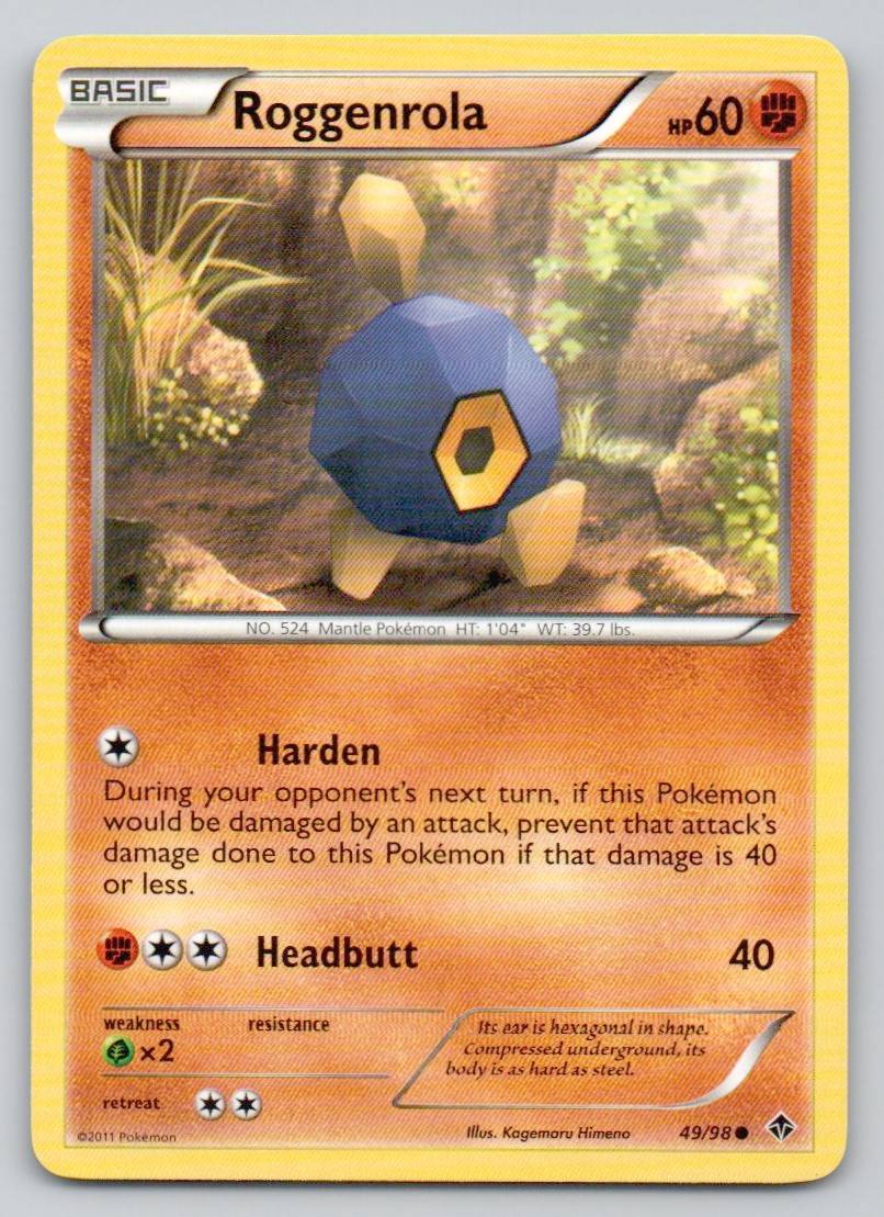Roggenrola 049 NOR Card - Emerging Powers