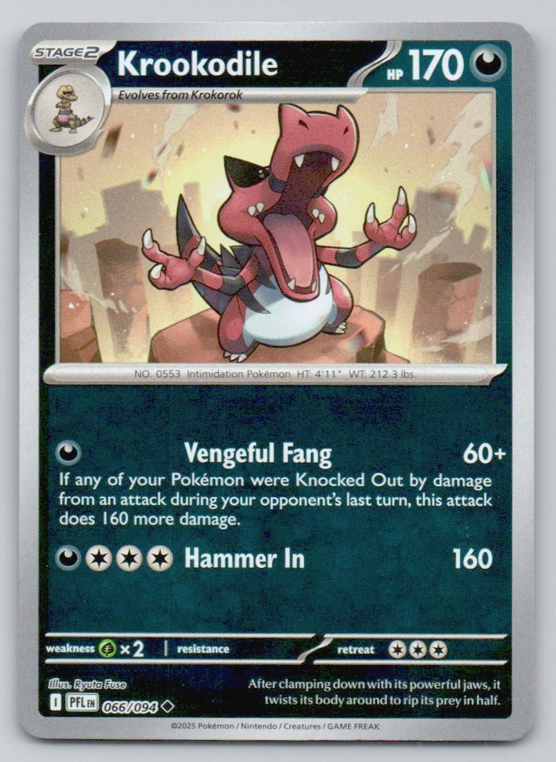 Krookodile 066 REV Card - Phantasmal Flames