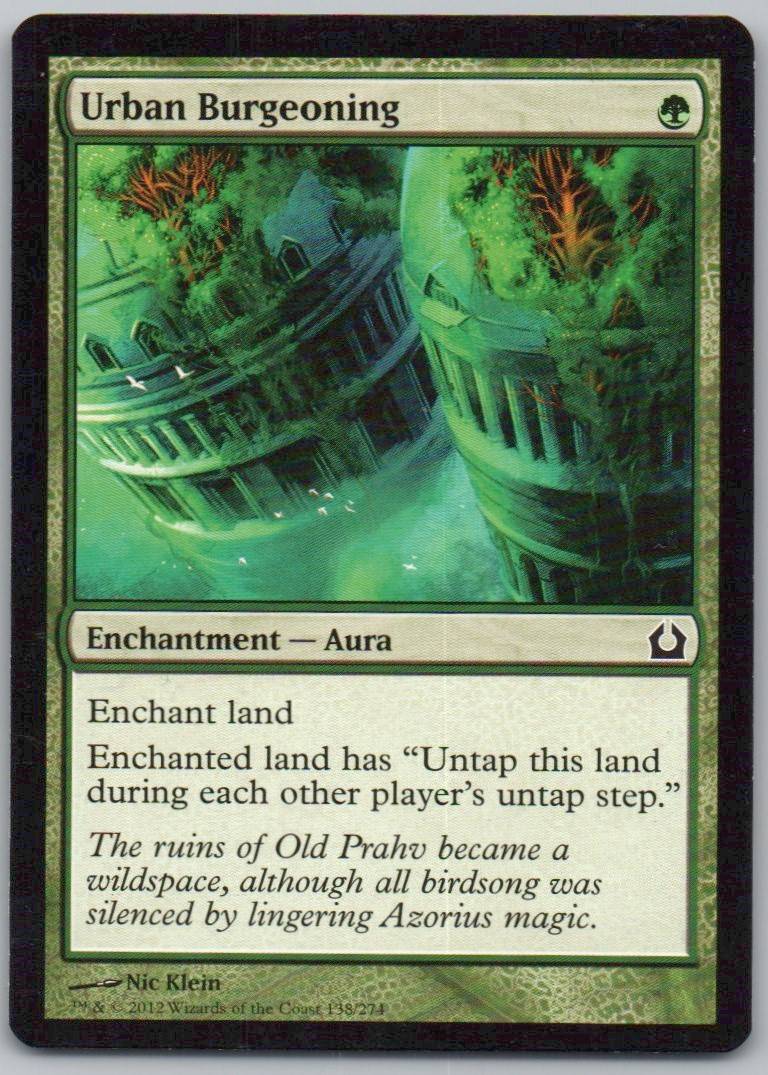 Urban Burgeoning 138 Normal Enchantment Card - Return to Ravnica