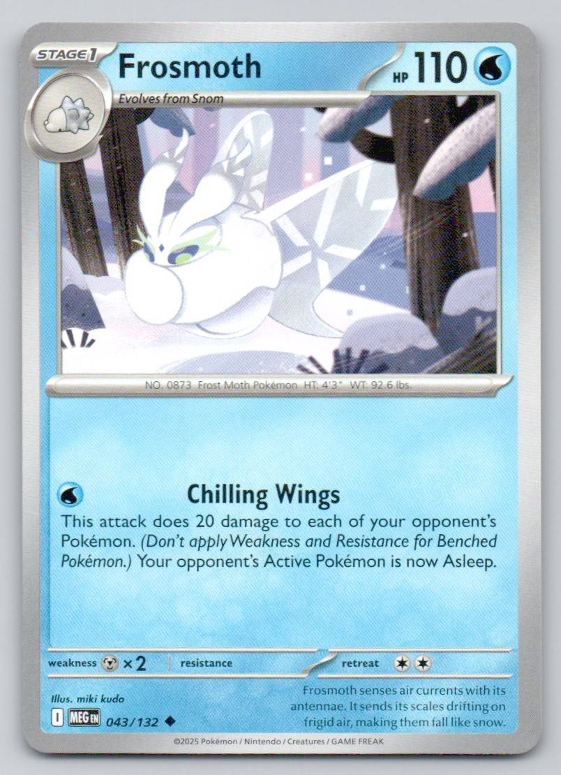 Frosmoth 043 NOR Card - Mega Evolution