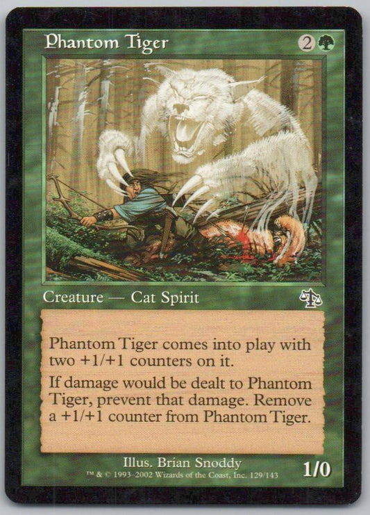 Phantom Tiger 129 Normal Creature Card - Judgment