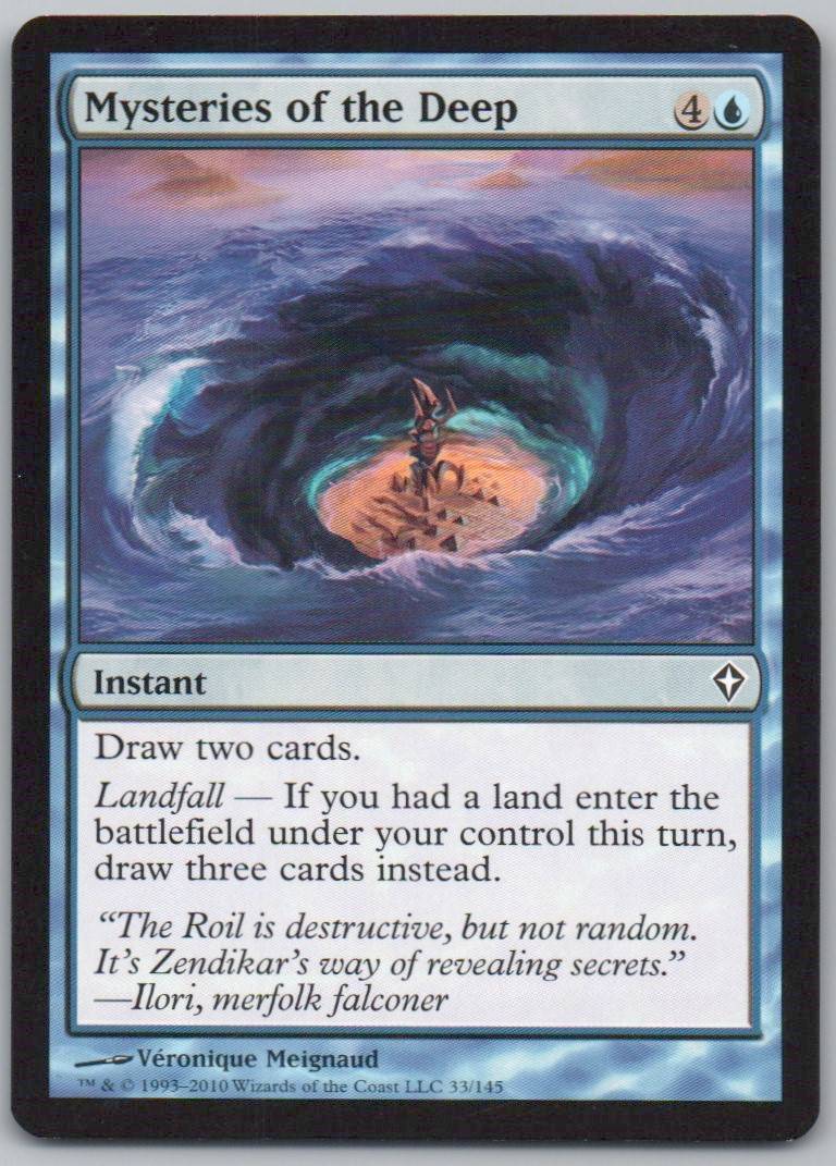 Mysteries of the Deep 33 Normal Instant Card - Worldwake