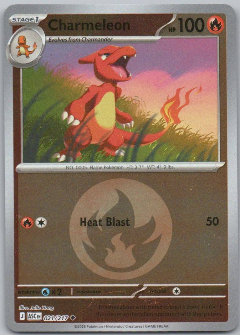 Charmeleon (Energy Symbol Pattern) 021 HOL Card - Ascended Heroes