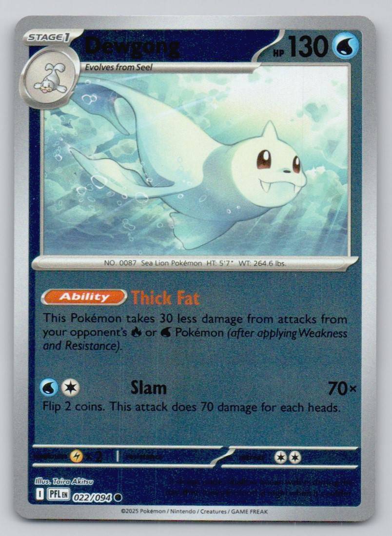 Dewgong 022 REV Card - Phantasmal Flames
