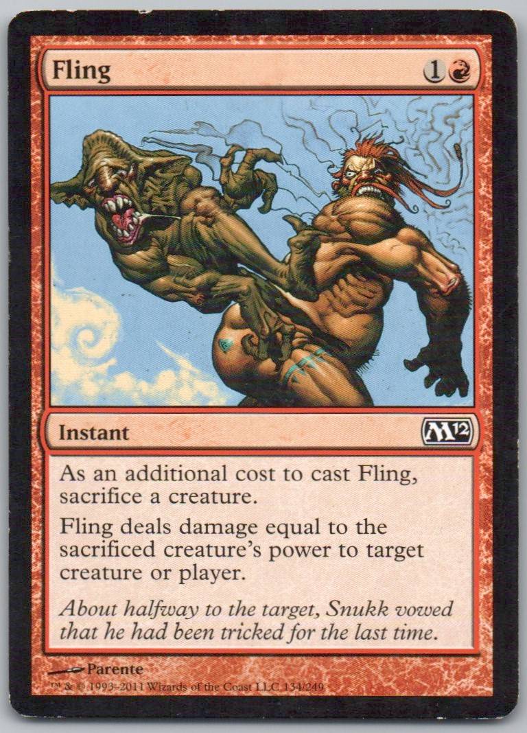 Fling 134 Normal Instant Card - Magic 2012