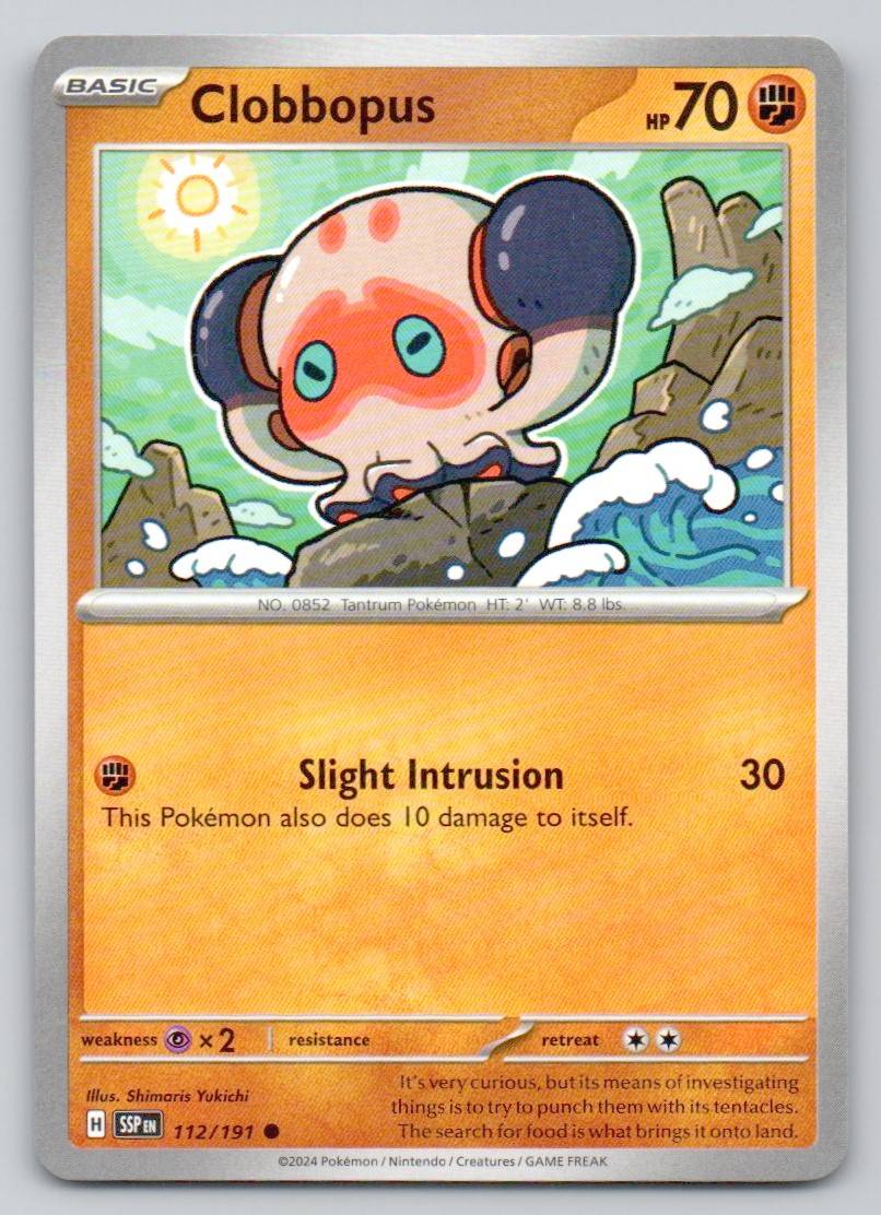 Clobbopus 112 NOR Card - Surging Sparks