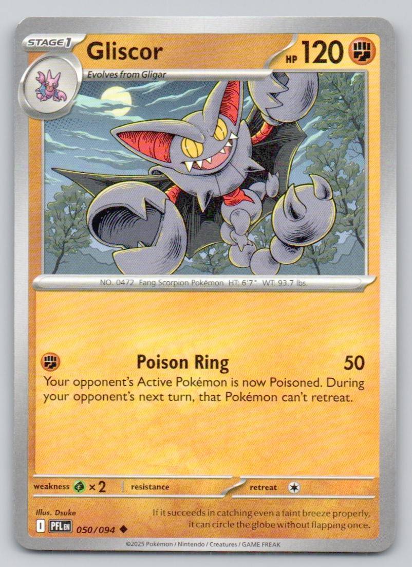 Gliscor 050 NOR Card - Phantasmal Flames